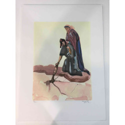 Salvador Dali Lithografie off set 50x70 cm gecertificeerd