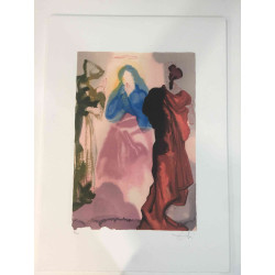 Salvador Dali Lithographie Offset 50x70 cm zertifiziert
