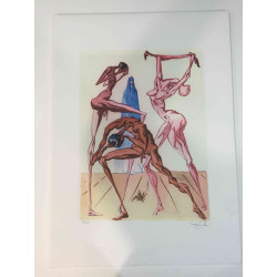 Salvador Dali Lithographie Offset 50x70 cm zertifiziert
