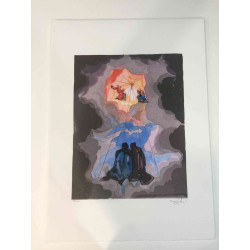 Salvador Dali Lithographie Offset 50x70 cm zertifiziert