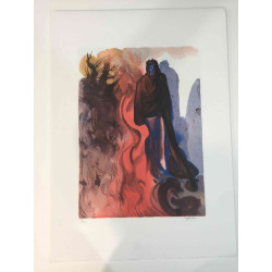 Salvador Dali Lithografie off set 50x70 cm gecertificeerd