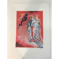 Salvador Dali Lithographie Offset 50x70 cm zertifiziert