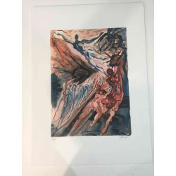 Salvador Dali Lithographie Offset 50x70 cm zertifiziert