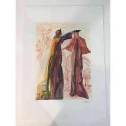 Salvador Dali Lithographie Offset 50x70 cm zertifiziert