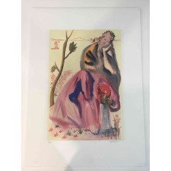Salvador Dali Lithografie off set 50x70 cm gecertificeerd