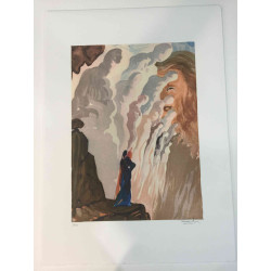 Salvador Dali Lithografie off set 50x70 cm gecertificeerd