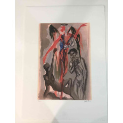 Salvador Dali Lithografie off set 50x70 cm gecertificeerd