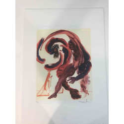 Salvador Dali Lithographie Offset 50x70 cm zertifiziert