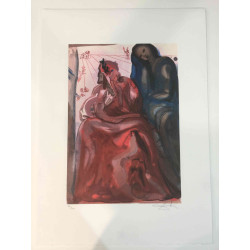 Salvador Dali Lithografie off set 50x70 cm gecertificeerd
