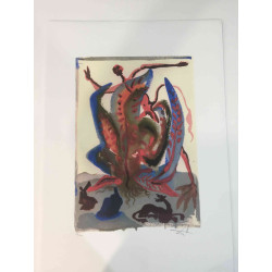 Salvador Dali Lithographie Offset 50x70 cm zertifiziert