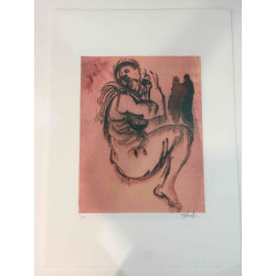 Salvador Dali Lithographie Offset 50x70 cm zertifiziert