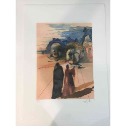 Salvador Dali Lithographie Offset 50x70 cm zertifiziert