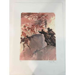 Salvador Dali Lithographie Offset 50x70 cm zertifiziert