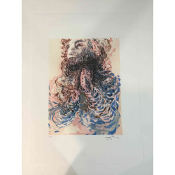 Salvador Dali Lithografie off set 50x70 cm gecertificeerd