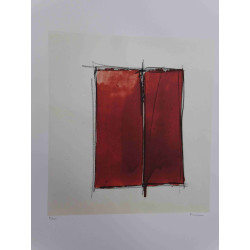 Mario Schifano Off set lithograph cm 50x70 certified