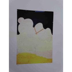 Mario Schifano Off set lithograph cm 50x70 certified