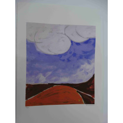 Mario Schifano Off set lithograph cm 50x70 certified