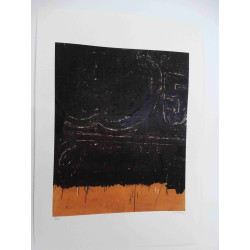 Mario Schifano Off set lithograph cm 50x70 certified