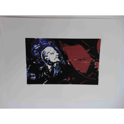 Mario Schifano Lithografie off set 50x70 cm gecertificeerd