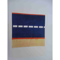 Mario Schifano Off set lithograph cm 50x70 certified
