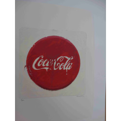 Mario Schifano Off set lithograph cm 50x70 certified