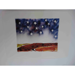 Mario Schifano Off set lithograph cm 50x70 certified