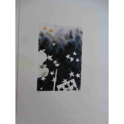 Mario Schifano Off set lithograph cm 50x70 certified
