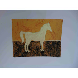 Mario Schifano Off set lithograph cm 50x70 certified