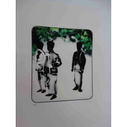 Mario Schifano Lithografie off set 50x70 cm gecertificeerd