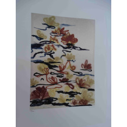 Mario Schifano Off set lithograph cm 50x70 certified