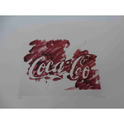 Mario Schifano Off set lithograph cm 50x70 certified