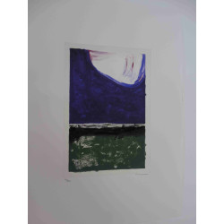 Mario Schifano Off set lithograph cm 50x70 certified