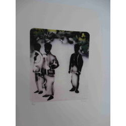 Mario Schifano Lithografie off set 50x70 cm gecertificeerd