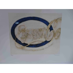 Mario Schifano Off set lithograph cm 50x70 certified