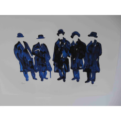 Mario Schifano Off set lithograph cm 50x70 certified