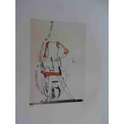 Mario Schifano Lithografie off set 50x70 cm gecertificeerd
