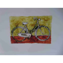 Mario Schifano Lithografie off set 50x70 cm gecertificeerd