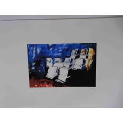 Mario Schifano Off set lithograph cm 50x70 certified