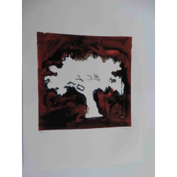 Mario Schifano Off set lithograph cm 50x70 certified