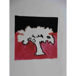 Mario Schifano Off set lithograph cm 50x70 certified