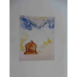 Mario Schifano Lithografie off set 50x70 cm gecertificeerd