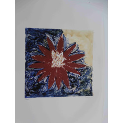 Mario Schifano Lithografie off set 50x70 cm gecertificeerd
