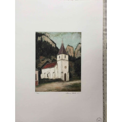 Maurice Utrillo Litografía off set 50x70 cm certificada