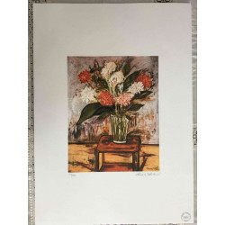 Maurice Utrillo Litografía off set 50x70 cm certificada