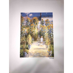 Claude Monet litho off set 50x70 cm