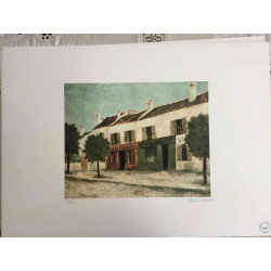 Maurice Utrillo Lithografie off set 50x70 cm gecertificeerd