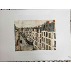 Maurice Utrillo Litografía off set 50x70 cm certificada