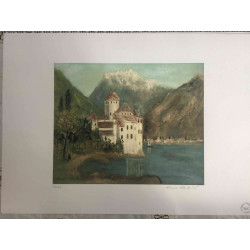 Maurice Utrillo Lithografie off set 50x70 cm gecertificeerd