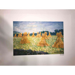 Set de litografías de Claude Monet 50x70 cm