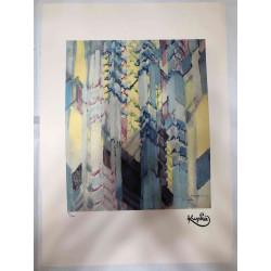 František Kupka Litografická ofsetová souprava 50x70 cm certifikovaná